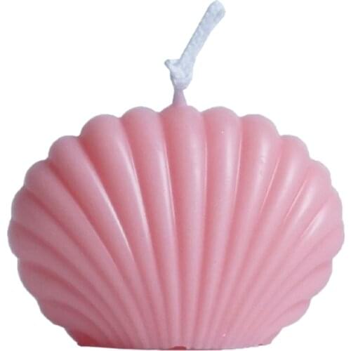 DIY Scented Candle Mould 3D Seashell Scallop Shell Art Candle making Mold Handmade Soap Crafts Resin Silicone Mold Clear