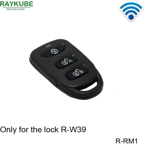 RAYKUBE R-RM1 Wireless Remote Control Work With Our Electric Smart Lock R-W39