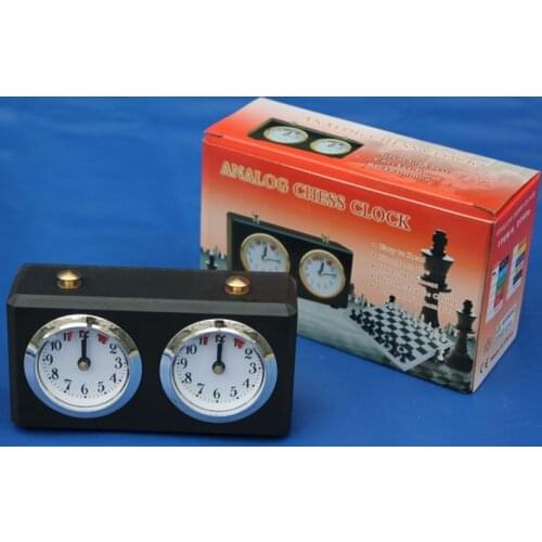 Chess Timer, Professional Chess Clock Game Timer Analogue Clock Chess Timer I-GO Count Up Count Down Timer, Internationa