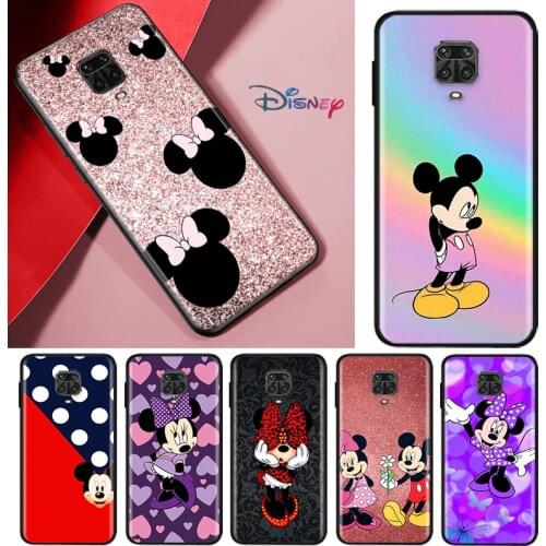 Silicone Cover Cute Mickey Mouse For Xiaomi Redmi Note 10S 10 9 9S 9T 8T 8 7 6 5 Pro Max 5A 4X 4 5G Soft Silicone Phone Case