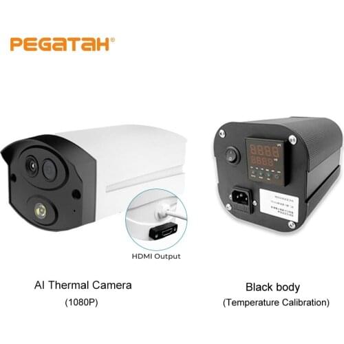 Thermal imaging IP camera Face recognition camera thermal imaging camera Fever detection camera and black body radiation source