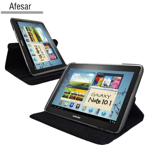 Rotating stand cover for Samsung Galaxy Note GT N8000 N8013 tablet case - pu leather 360 degree case for Note 10.1 (2012 editon)