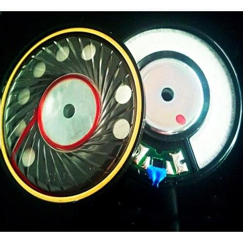 Fidelity 50mm low resistance with copper ring 40ohm speaker Headphones DIY repair headphone speakers unit