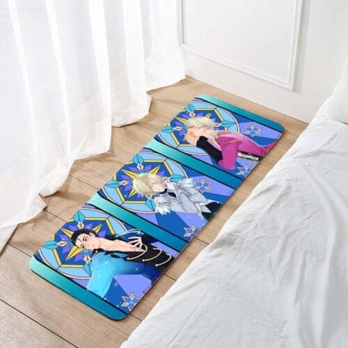 YURI!!! on ICE 120x40cm Floor Mat Carpet Decor Bedroom Doormat Anime Manga 001