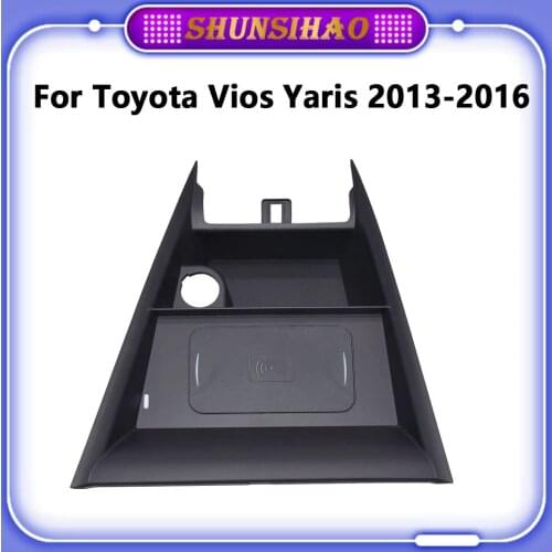 Ouchuangbo For Toyota Vios Yaris 2013- 2016 Special mobile phone charging board accessories for automobile LED Light