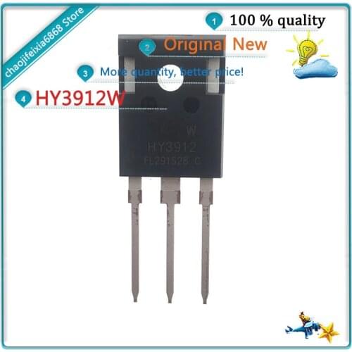 10pcs-50pcs/lot! HY3912W HY3912 TO247 3912W 3912 TO-247 190A125V High power field effect tube NEW ORIGINAL