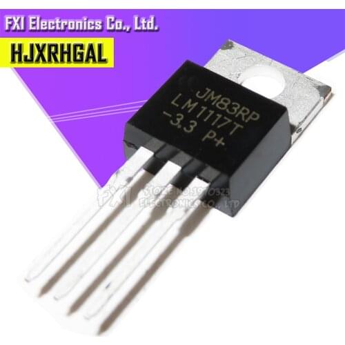 100PCS LM1117T-3.3 LM1117-3.3 LM1117T 3.3V TO220 L