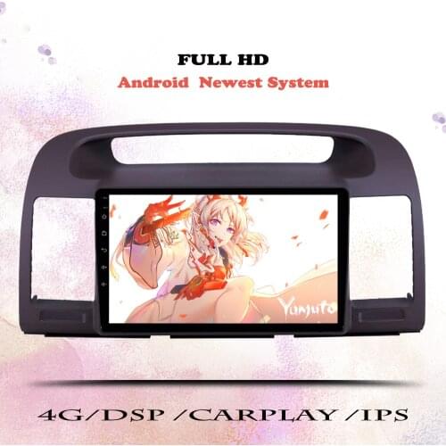 Android 10 2 Din Car Radio For Toyota Camry 5 XV 30 2001 2002 2003 2004 2005 2006 Multimedia Player Navigation GPS DVD Head Unit