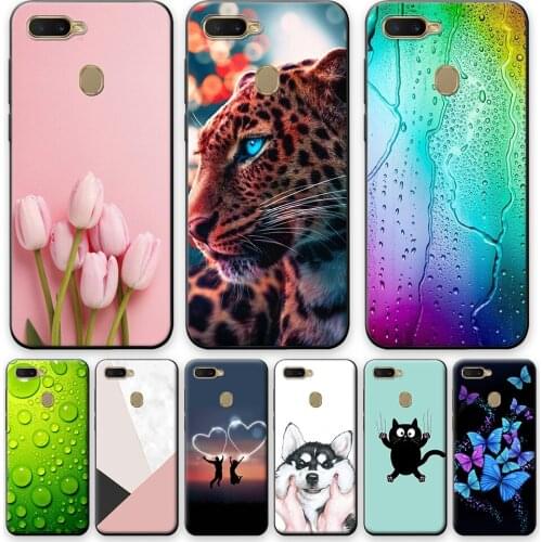 For OPPO A12 Case Flower Style Phone Case For OPPO A12 a12 Soft TPU Silicone Protective Back Cover For OPPO A12 A 12 Cool Fundas