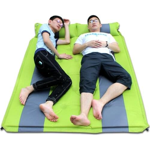 CS033-1 Double Person 190*130*3.5CM Automatic inflation Mat Outdoor Camping Mat Family Rest Air Mattress