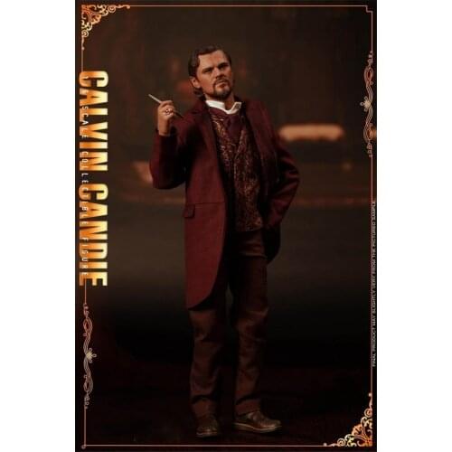1/6 Scale Action Figure Doll Django Western Cowboy Calvin Candie Oscar Actor Leonardo DiCaprio Model 12" Collectible Plastic Toy