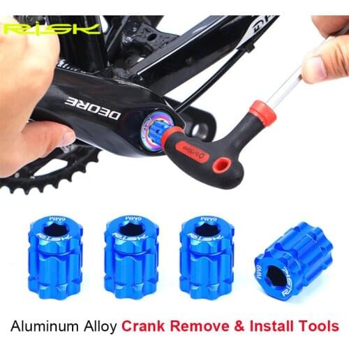 RISK Bicycle Crank Remove & Install Tool for MTB Road Bike Crank Arm Aluminum Alloy Bicycle Tool for XT XTR R Series