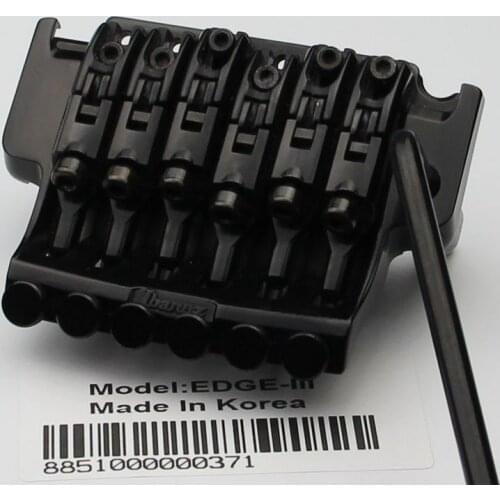 1 set Edge III Bridge Electric Guitar Locking Tremolo System Bridge For IBZ Black