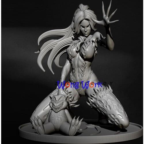 Wong Work Unpainted Resin H75mm 1/24 Unassembled Garage Kits GK Model Kit Figure TD-2630