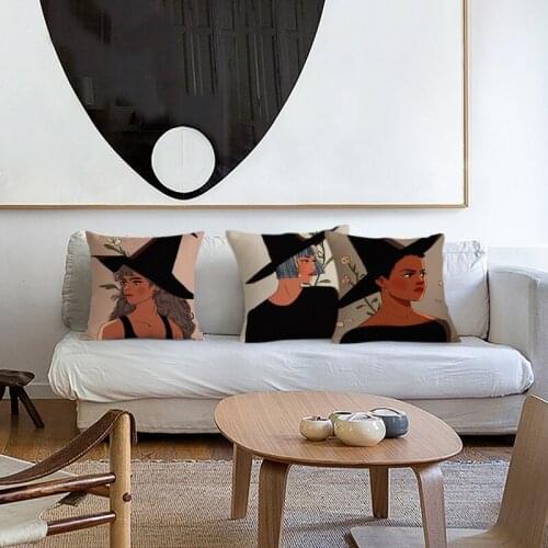 Valentines Day Pillow Cover For Living Room Sofa Pillow Cover 45x45cm Decorative Pillows Bedroom Housse De Coussin Home Decor