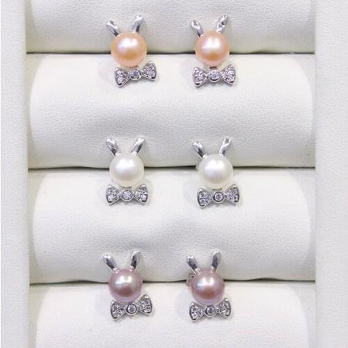 New Arrival DIY Earrings Mount Mountings Accessories Findings Jewelry Settings Parts for Pearls Beads Stones Agate Coral Crystal