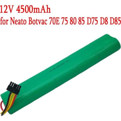 Upgrade 4500mAh 12V 4.5Ah Ni-MH Battery for Neato Botvac 70E 75 80 85 D75 D8 D85 Vacuum Cleaners Rechargeable Battery