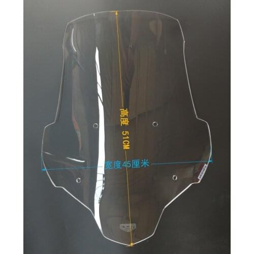 CFMOTO 650MT PC Material 4MM Front Motorcycle Windshield Windscreen