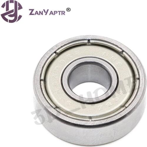 10Pcs/lot 624 624Z 624ZZ ball bearing 4*13*5 mm chrome steel bearing for 3D printer 624zz bearing