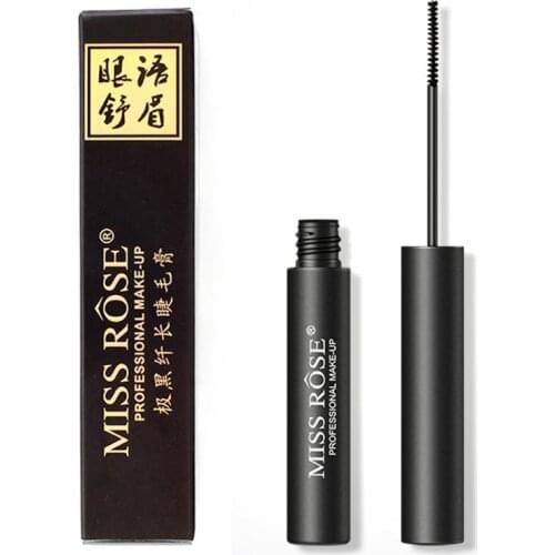 Long Lasting Mascara Fine Brush Head Eye Makeup Waterproof Sweatproof Natural Black Curling Lash Extension Mascara Makeup TSLM1