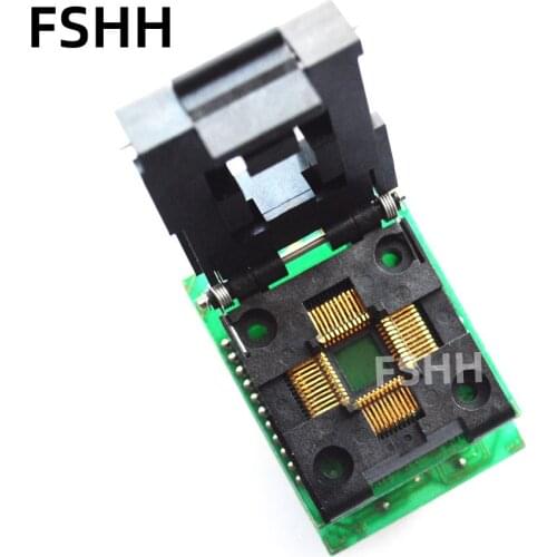 Clamshell CNV-QFP-MPU51 Programmer adapter QFP44 to DIP40 test socket 0.8mm