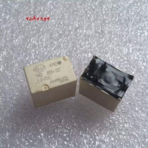 Relay Hella 4rd 742 355-22 12VDC five pin