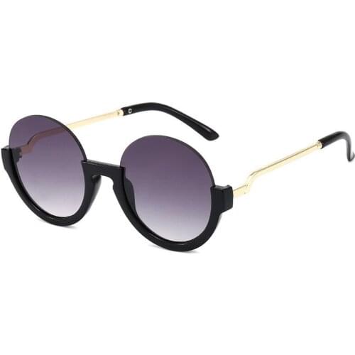 Vintage Round Kids Sunglasses Brand Designer Plastic Boys Girls Retro Sun Glasses Gradient Children Sunglass UV400 Gafas De Sol