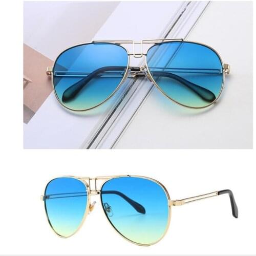 KAPELUS Metal marine film sunglasses Men and women sunglasses Large size sunshade sunglasses