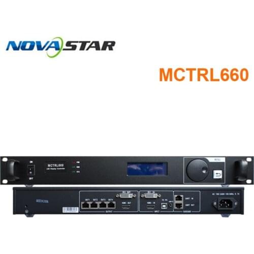 Mctrl660 led screen controller sending card box nova for DVI video processor full color led screen for display rental service