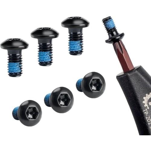 Bicycle T25 Torx Screws Disc Brake Bolt Screws M5x9mm MTB Bike Disk Brake Bolt Stainless Steel Bicycle Screws Accessories