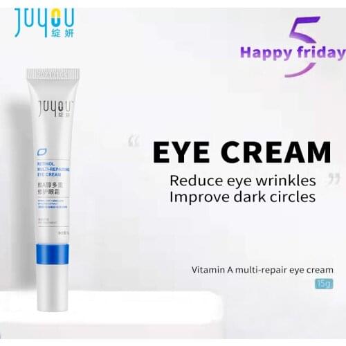 JUYOU Retinol Repairing Eye Cream Reduces Fine Lines Improves Dullness Reduces Dark Circles Bags Nourish Hydration Eye Care