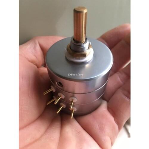 1 pcs high end EIZZ precision 24 step Audio volume potentiometer 24 file partial pressure