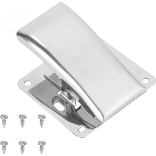 Stainless Steel Fish Fillet Clamp Deep-jaw Fish Tail Clip with Mounting Screws For Clean Clamp Fillet Board Fishing Gear Clamp