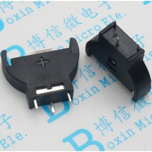 50Pcs/Lot Dip Cr2032 Battery Holder Cr2025 General Button Battery Holder