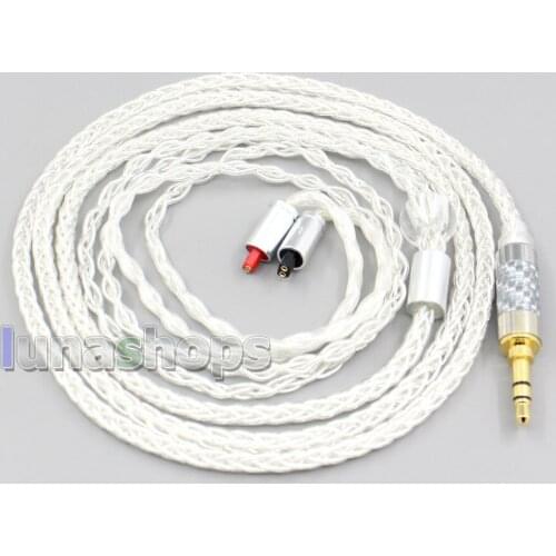 LN006550 8 Core Silver Plated OCC Earphone Cable For Audio-Technica ATH-IM50 IM70 IM01 IM02 IM03 IM04