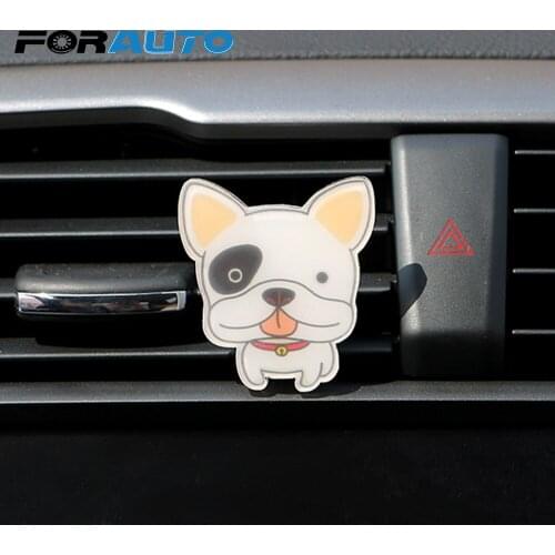 Car Air Vent Perfume Air Freshener Funny Solid Fragrance Car-styling Cute Dogs Shaped Car Perfumers Interior Accessories