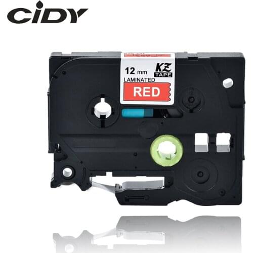 Cidy White on Red Compatible Label Tape Tz-435 TZe-435 for P-touch Brother Label Printers TZ435 TZE435 TZE 435