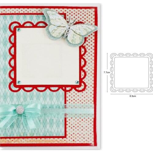 Photo frame background Metal Cutting Dies Stencil for DIY Scrapbooking Album Embossing Paper Cards Decoratve Crafts Die Cuts