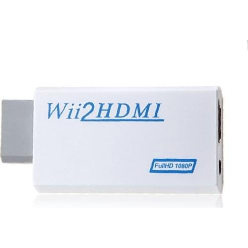 For Nintendo Wii Hassle Free Plug and Play For Wii to HDMI 1080p Converter Adapter Wii2hdmi 3.5mm Audio Box For Wii-link