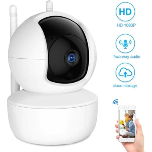1080P WIFI PTZ Mini IP Camera Smart Home Wireless CCTV HD Security Surveillance Camera Cam Two-way Audio Wifi IR Night Vision