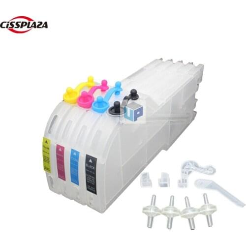 CISSPLAZA Refillable ink Cartridge compatible for brother LC38 LC61 LC65 DCP-145C 165C 185C195C 197C MFC-990CW/5490CN printer