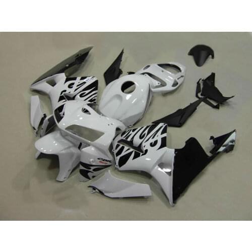 Injection mold Fairing kit for CBR600RR F5 05 06 for black white high quality Fairings Toiletry kits