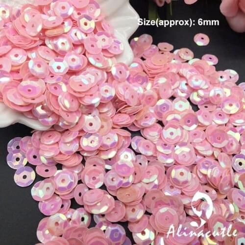 40g 6mm round Sequins Paillette Sewing Garment Accessories,Clothing accessories,DIY Sequins scrapbooking shakes