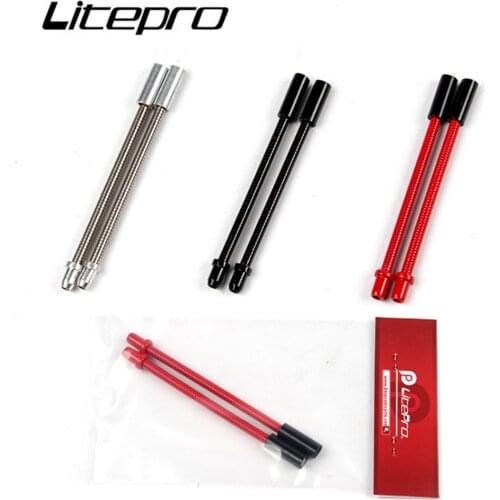 Litepro MTB Mountain Bike V Brake Bent Tube Stainless Steel Curve Folding Road Bicycle Elbow Pipe Soft Bend Cycling Parts