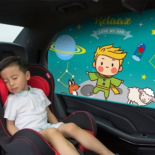 Magnetic Car Sun Shades Car Window Shades for Rear and Side Window Cute Cartoon Baby UV Protect Window Shade Window Films