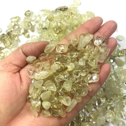 NEW 100g Natural Lemon Citrine Gravel Yellow Quartz Crystal Stone Polished Specimen Natural Quartz Crystals