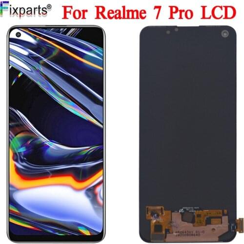 Original Amoled For Oppo Realme 7 Pro LCD Display Touch Screen Digitizer Assembly Replacement For Realme 7 Pro RMX2170 LCD