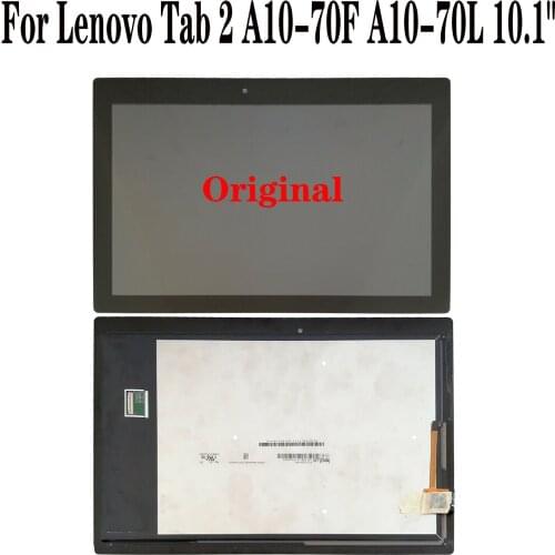 Original For Lenovo Tab 2 A10-70 A10-70F A10-70L 10.1" LCD Display Touch Screen