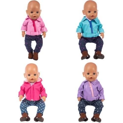3pcs In 1, New Jacket Suit Fit For 43cm Dolls 17inch Reborn Baby Clothes And Accessories