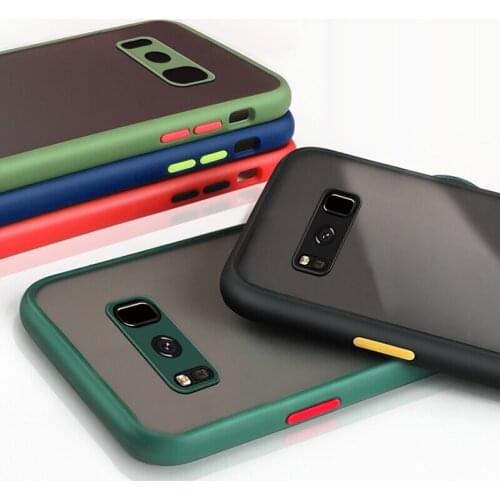 Shockproof Armor Matte Case For Samsung Galaxy S8 Soft Hard PC Cover For Samsung Galaxy S8 Plus Silicone Bumper Phone Cases